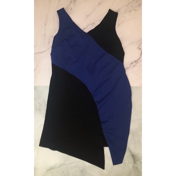 Ricki’s Black and Blue Asymmetrical Dress - Picture 4 of 6